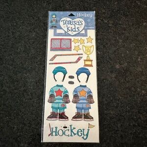 NEW Ice Hockey Player Jersey Sticker Sheet